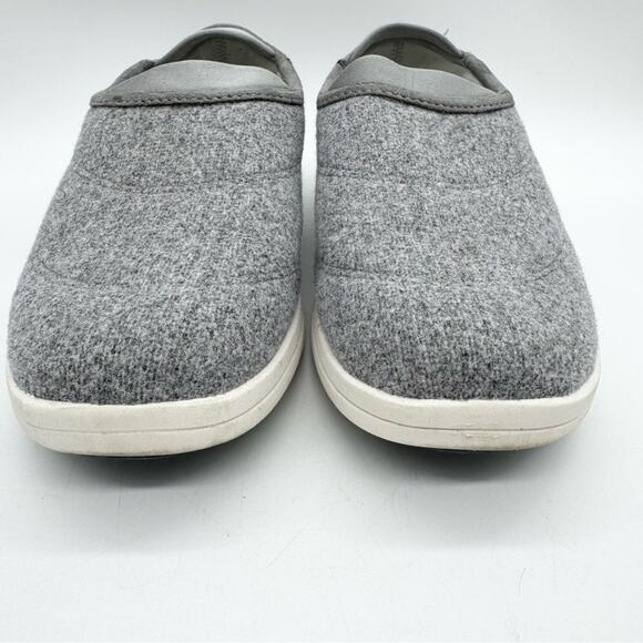 Vessi Women's Sunday Slippers 100% Waterproof Wool Slate Grey Size 7 Loungewear - Picture 7 of 12